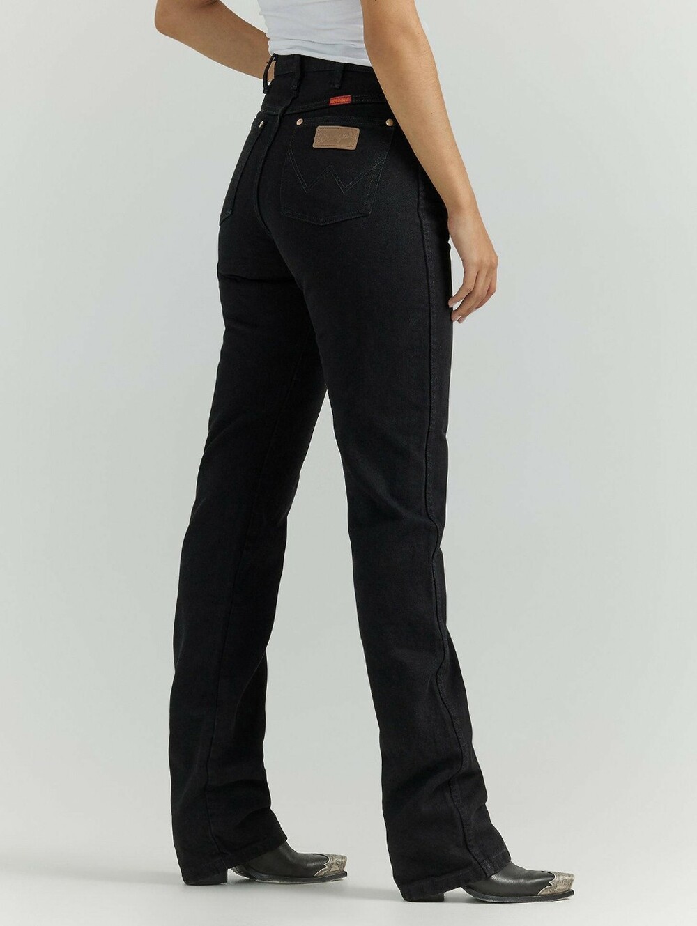 Wrangler Ladies Black Cowboy Cut Slim Fit Jeans Size 13x32